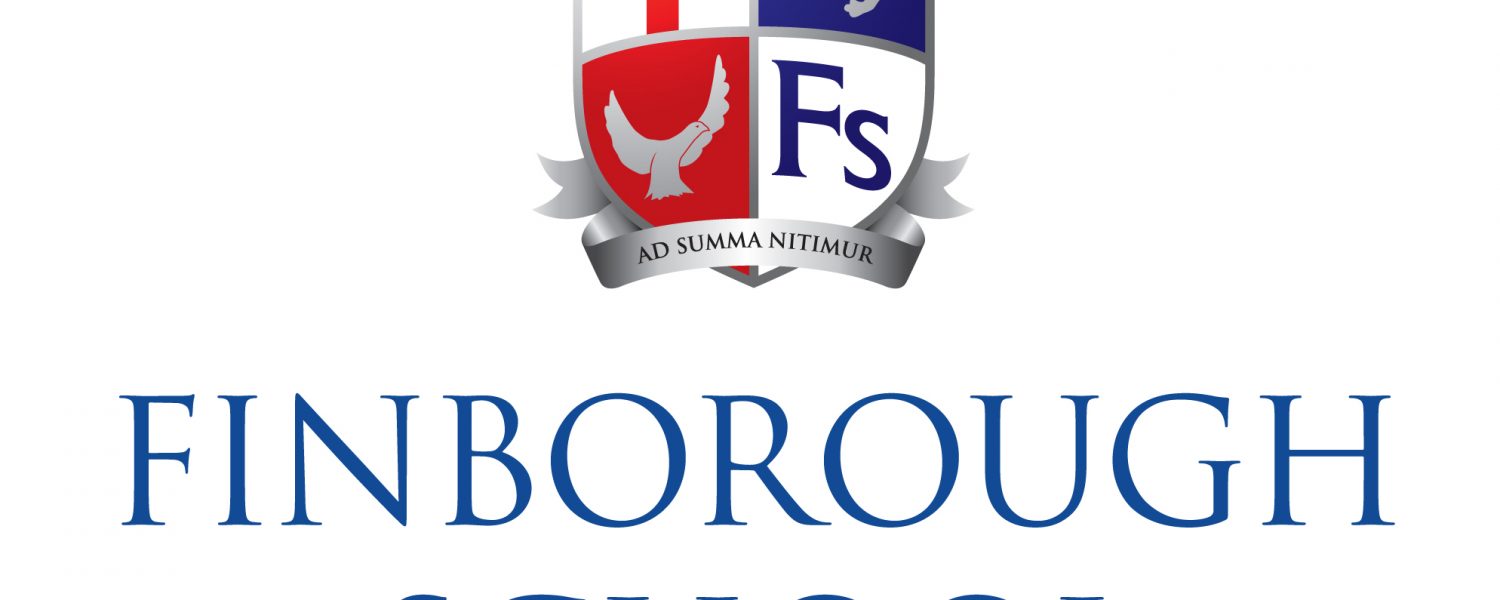 Finborough School Logo Silver w#3ao strap