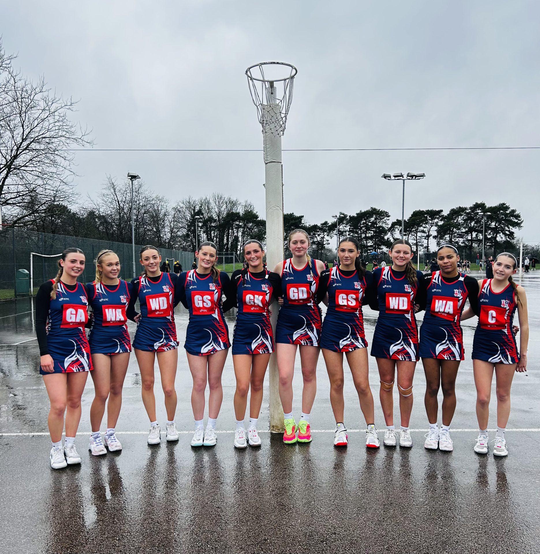 Finborough School Netball County Champion Team